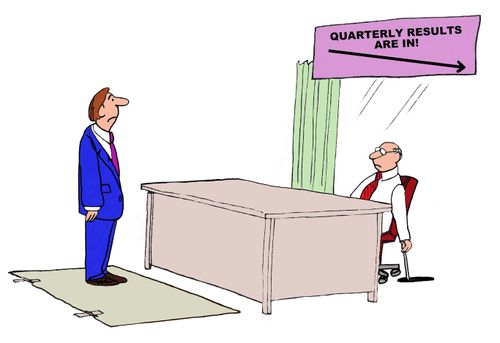 Quarterly Results Are Down
