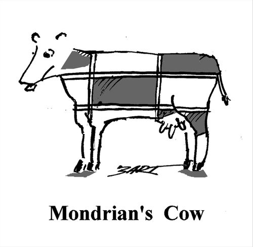 Mondrian's Cow