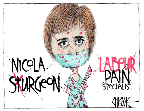 Nicola Sturgeon, Labour Pain Specialist