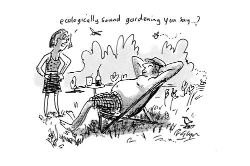 "Ecologically sound gardening you say...?"