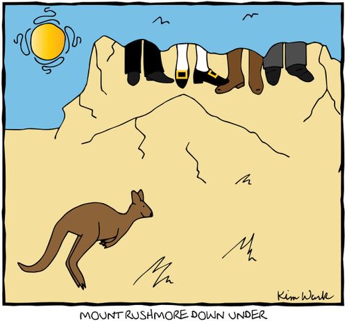 Mount Rushmore Down Under
