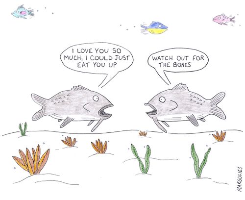 "I love you so much, I could just eat you up."