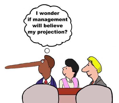"I wonder if management will believe my project?"