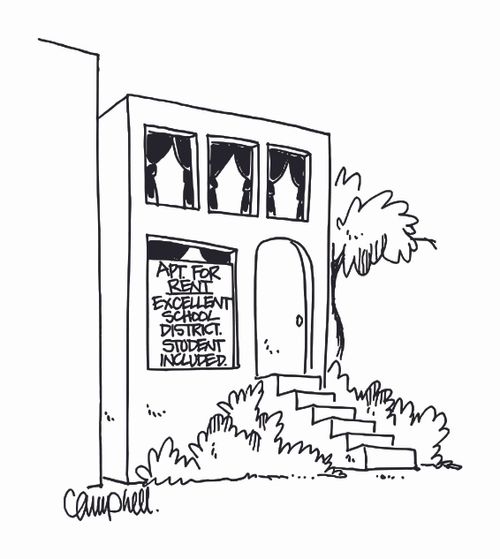 Apt. for rent: Excellent school district - Student included.