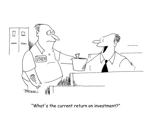 "What's the current return on investment?"