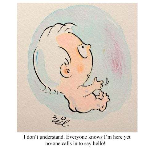 "I don't understand. Everyone knows I'm here yet no-one calls in to say hello."