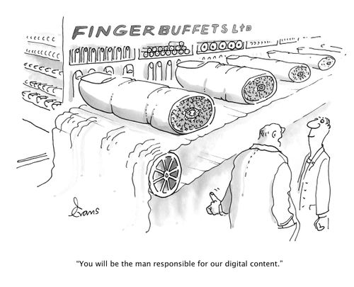 "You will be the man responsible for our digital content."
