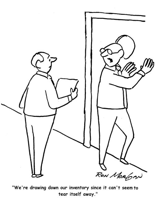 "We're drawing down our inventory since it can't seem to tear itself away."