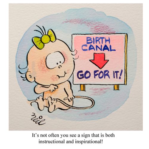 "It's not often you see a sign that is both instructional and inspirational."