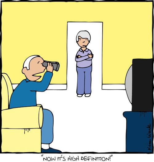 "Now it's high definition!"