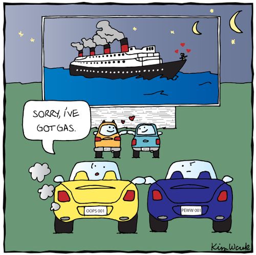 "Sorry, I've got gas."