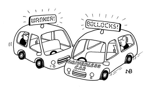 Driverless cars rage.