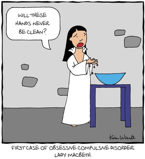 First case of obsessive compulsive disorder: Lady Macbeth