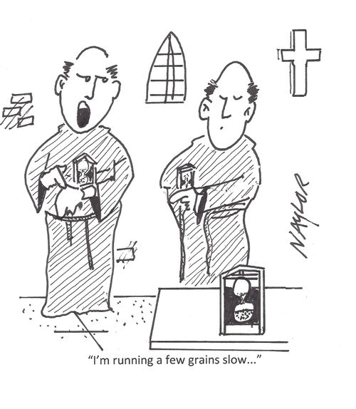 "I'm running a few grains slow..."