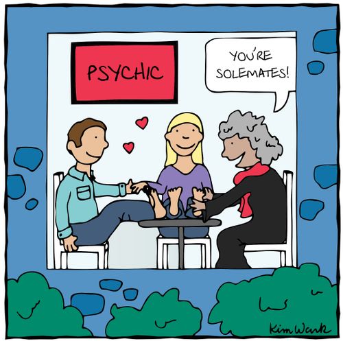 "You're solemates!"