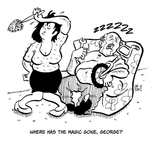 "Where has the magic gone, George?"
