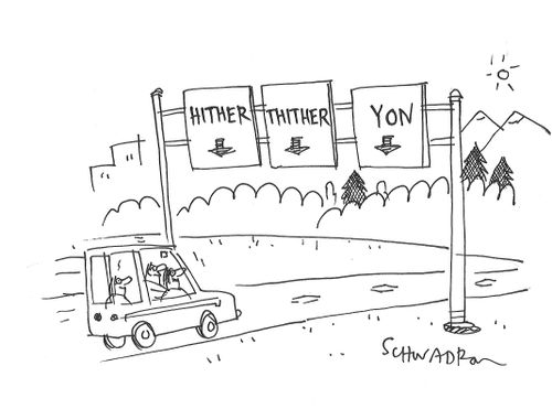 Vacation Time: Hither, Thither, Yon.