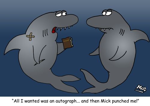 "All I wanted was an autograph... and then Mick punched me!"