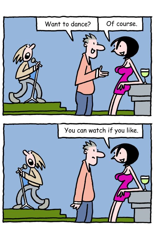 "You can watch if you like."