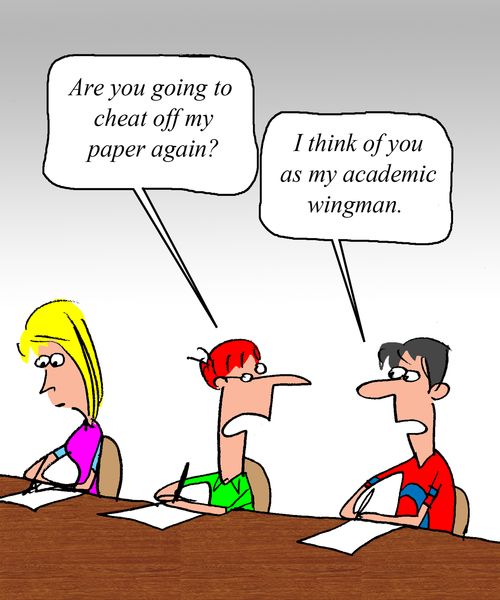 "I think of you as my academic wingman."