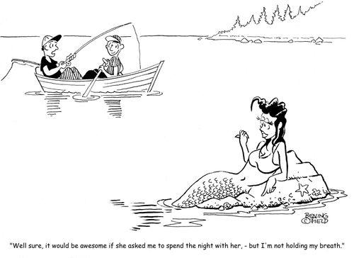 "Well sure, it would be awesome if she asked me to spend the night with her, - but I'm not holding my breath."