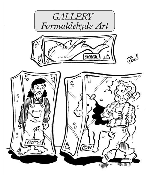 Artist in formaldehyde