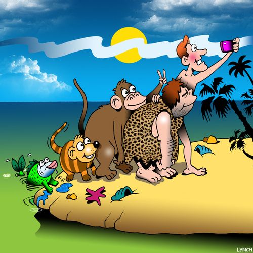 Evolution Selfie
