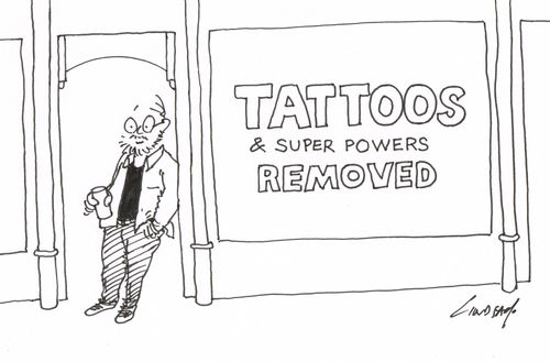 Tattoos & Super Powers Removed 