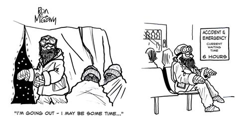 "I'm just going out - I may be some time..."