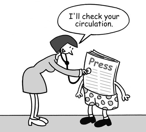 "I'll check your circulation."