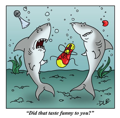 "Did that taste funny to you?"