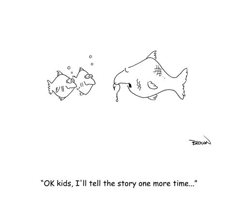 "OK kids, I'll tell the story one more time..."
