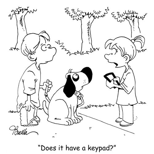 "Does it have a keypad?"