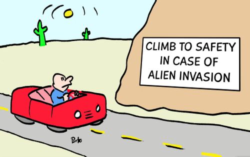 Climb to Safety in Case of Alien Invasion