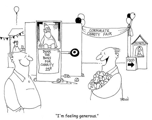 "I'm feeling generous."