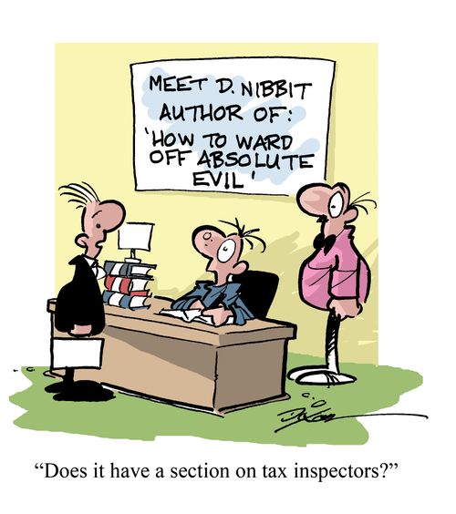 "Does it have a section of tax inspectors?"