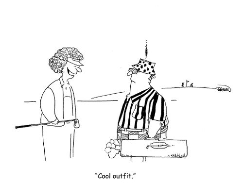 "Cool outfit."