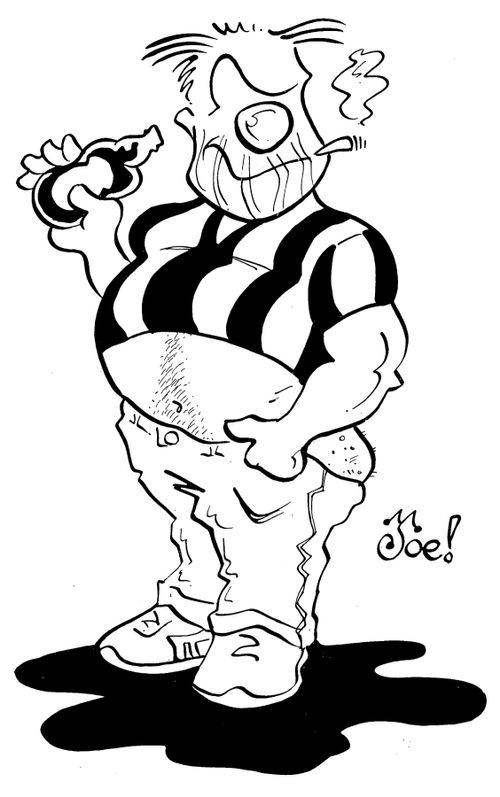 A typical Newcastle fan.