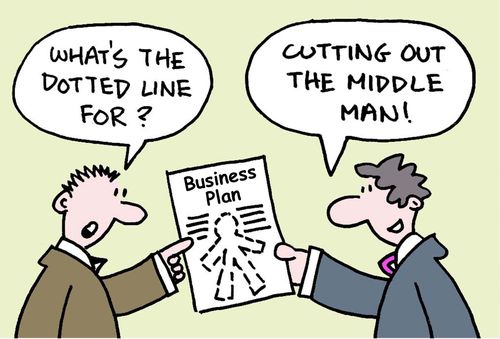 "Cutting out the middle man!"