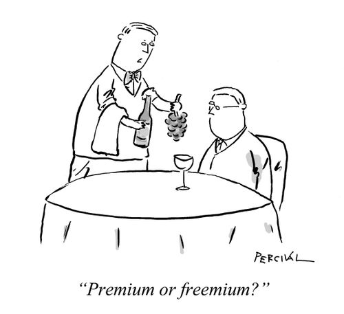 "Premium or freemium?"