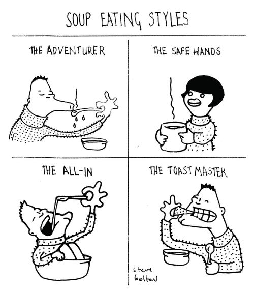 Soup Eating Styles