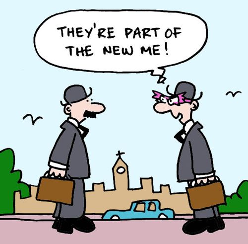 "They're part of the new me!"