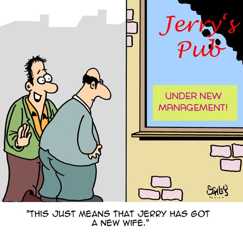 "This just means that Jerry has got a new wife."
