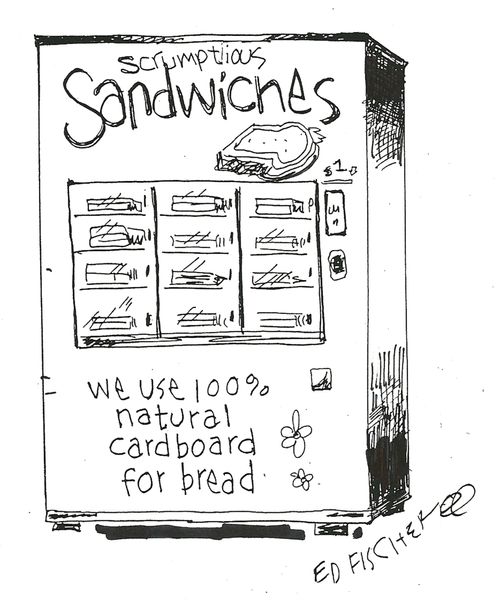 Sandwiches - We use 100% natural cardboard for bread.