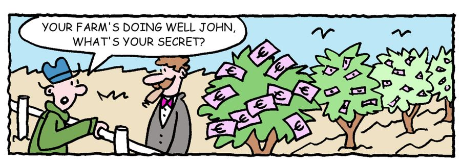 "Your farm's doing well John. What's your secret?"
