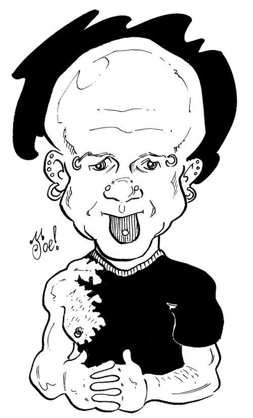 William Hague as a punk.