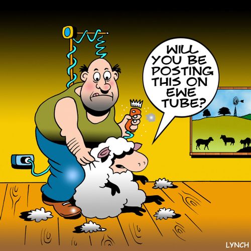 "Will you be posting this on ewe tube?"