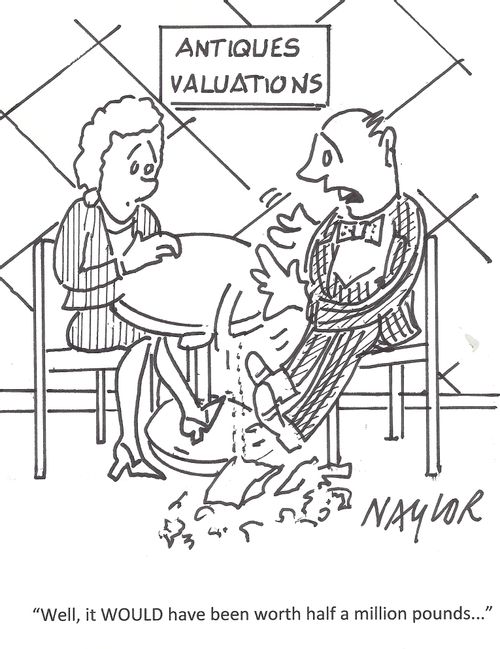 "Well, it would have been worth half a million pounds..."