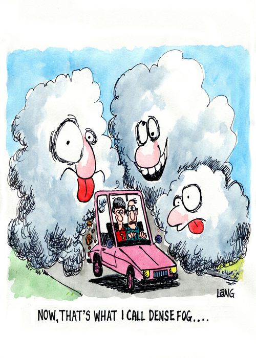 "Now, that's what I call dense fog..."