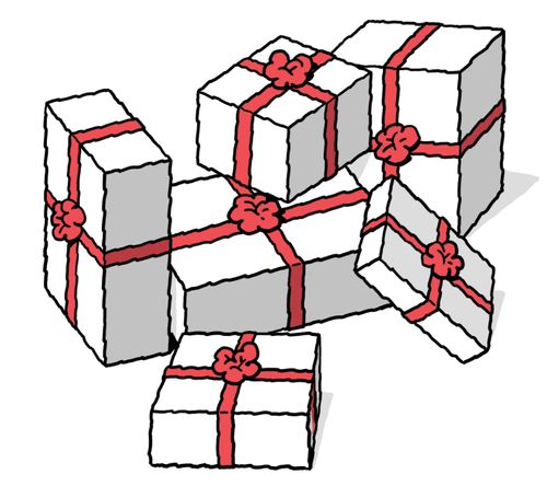 A pile of presents